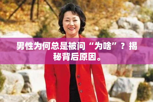 男性为何总是被问“为啥”？揭秘背后原因。
