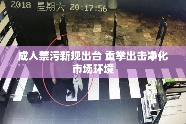 成人禁污新规出台 重拳出击净化市场环境