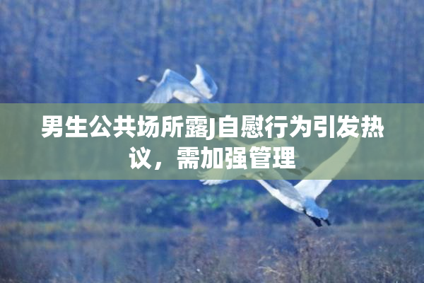 男生公共场所露J自慰行为引发热议，需加强管理