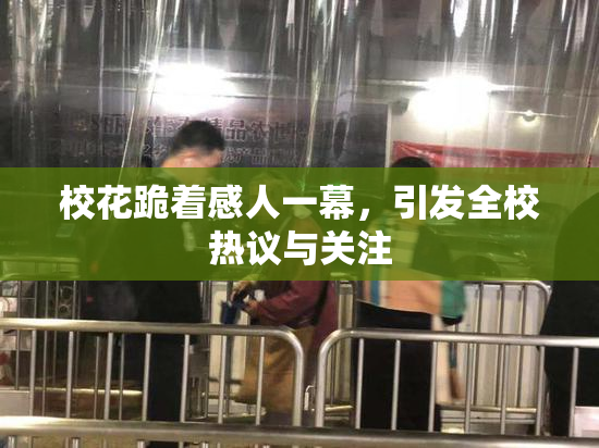 校花跪着感人一幕，引发全校热议与关注
