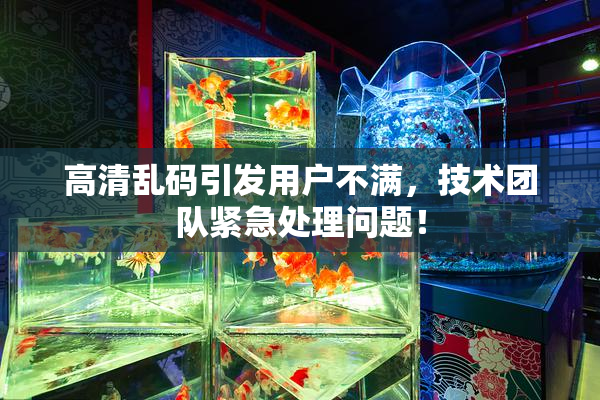 高清乱码引发用户不满，技术团队紧急处理问题！