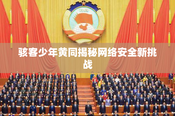 骇客少年黄同揭秘网络安全新挑战