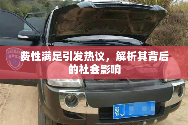 费性满足引发热议，解析其背后的社会影响