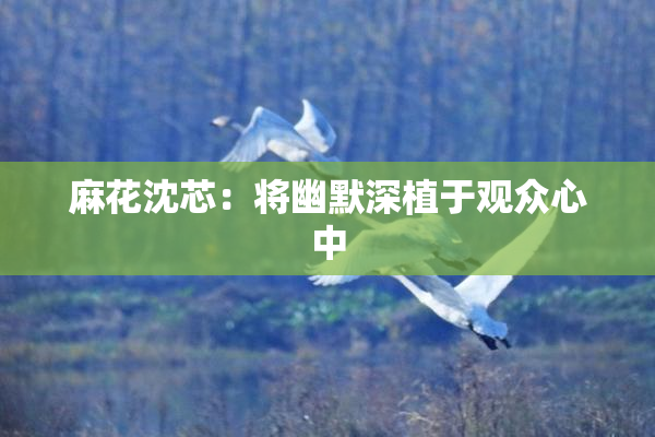 麻花沈芯：将幽默深植于观众心中
