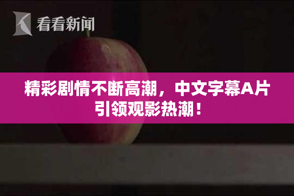 精彩剧情不断高潮，中文字幕A片引领观影热潮！