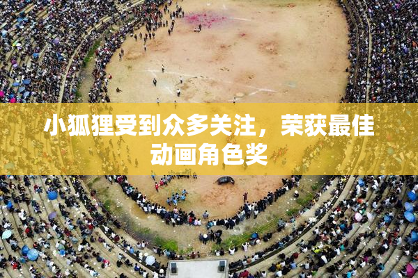 小狐狸受到众多关注，荣获最佳动画角色奖