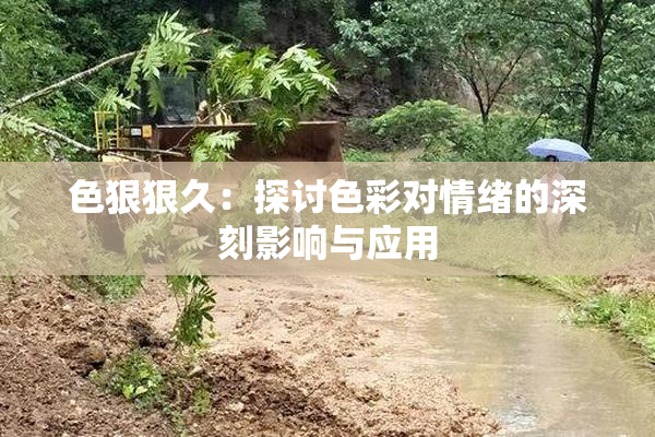 色狠狠久：探讨色彩对情绪的深刻影响与应用