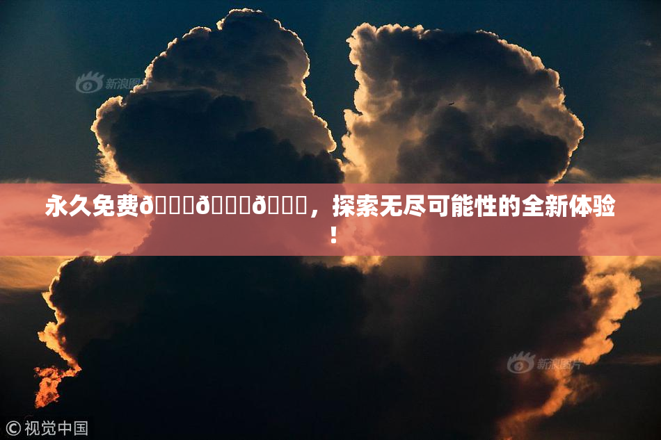 永久免费🔞🔞🔞，探索无尽可能性的全新体验！