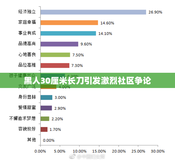 黑人30厘米长刀引发激烈社区争论