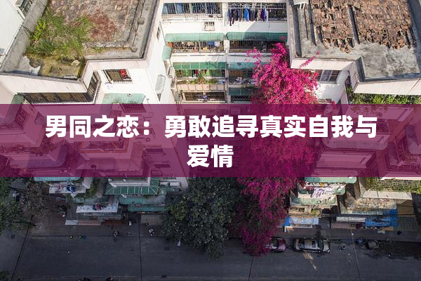 男同之恋：勇敢追寻真实自我与爱情