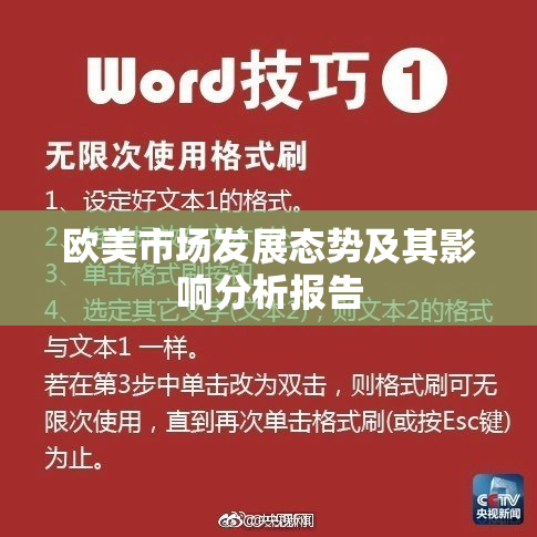 欧美市场发展态势及其影响分析报告