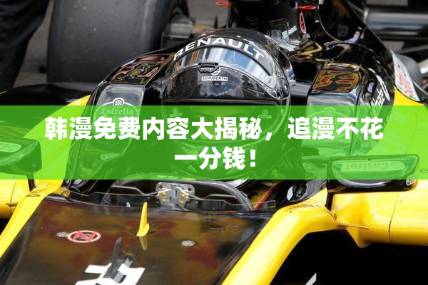 韩漫免费内容大揭秘，追漫不花一分钱！