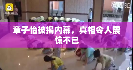 章子怡被揭内幕，真相令人震惊不已