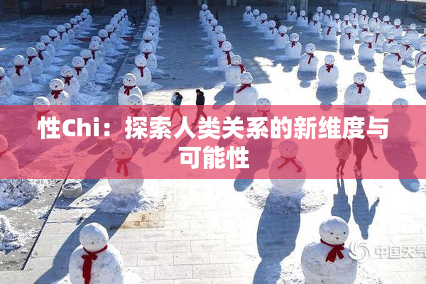 性Chi：探索人类关系的新维度与可能性