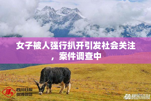 女子被人强行扒开引发社会关注，案件调查中