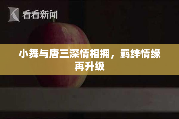 小舞与唐三深情相拥，羁绊情缘再升级
