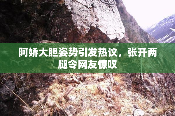 阿娇大胆姿势引发热议，张开两腿令网友惊叹