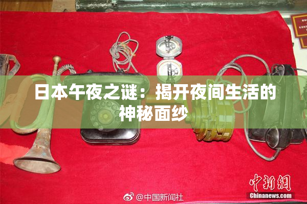 日本午夜之谜：揭开夜间生活的神秘面纱