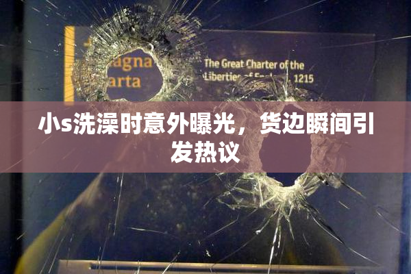 小s洗澡时意外曝光，货边瞬间引发热议