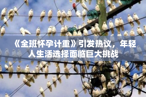 《全班怀孕计重》引发热议，年轻人生活选择面临巨大挑战