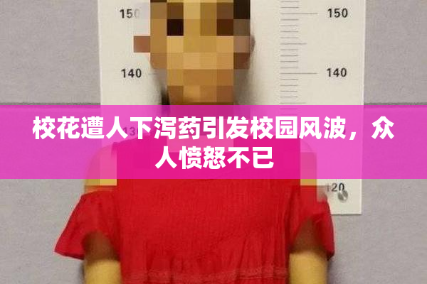 校花遭人下泻药引发校园风波，众人愤怒不已