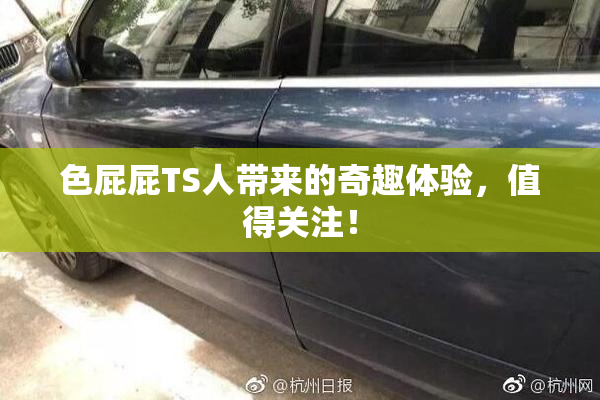 色屁屁TS人带来的奇趣体验，值得关注！