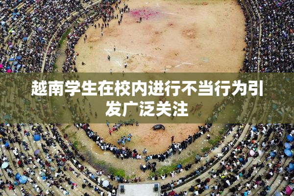 越南学生在校内进行不当行为引发广泛关注