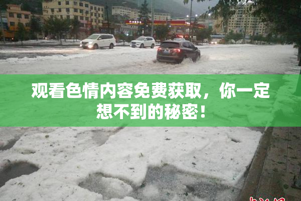 观看色情内容免费获取，你一定想不到的秘密！