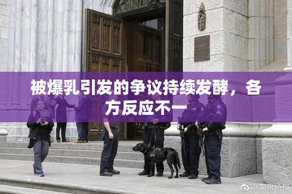 被爆乳引发的争议持续发酵，各方反应不一