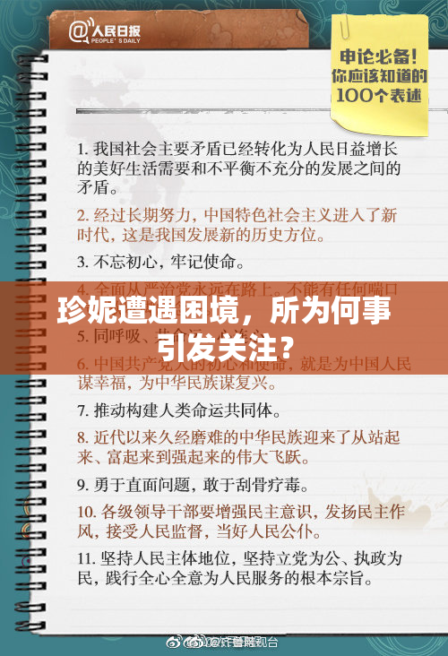 珍妮遭遇困境，所为何事引发关注？