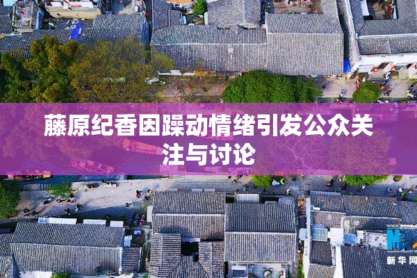 藤原纪香因躁动情绪引发公众关注与讨论